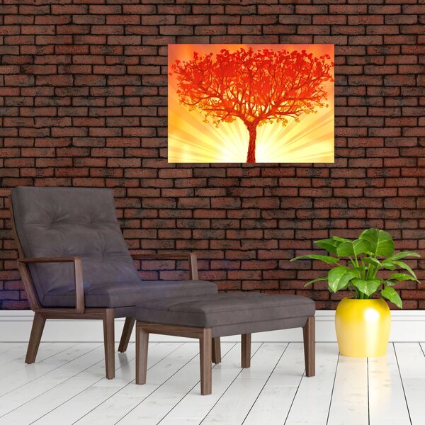 Kép - Fa a nap ragyogásában (70x50 cm)