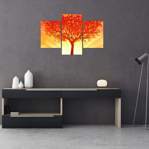 Kép - Fa a nap ragyogásában (90x60 cm)