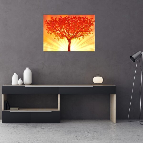 Kép - Fa a nap ragyogásában (70x50 cm)