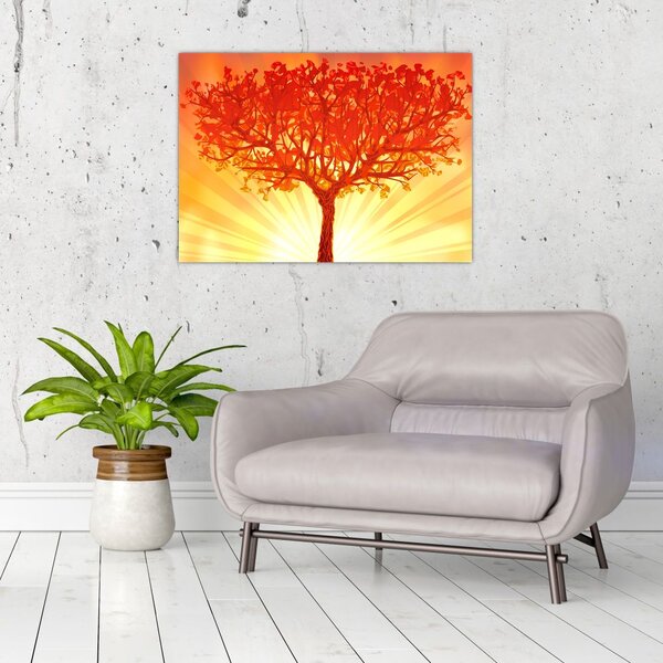 Kép - Fa a nap ragyogásában (70x50 cm)