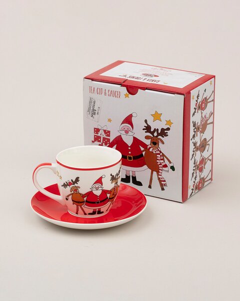 Spirit of Christmas porcelán csésze aljjal 200ml