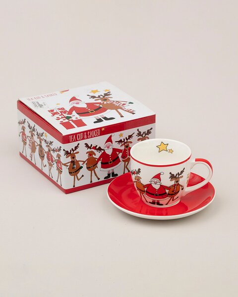 Spirit of Christmas porcelán csésze aljjal 200ml