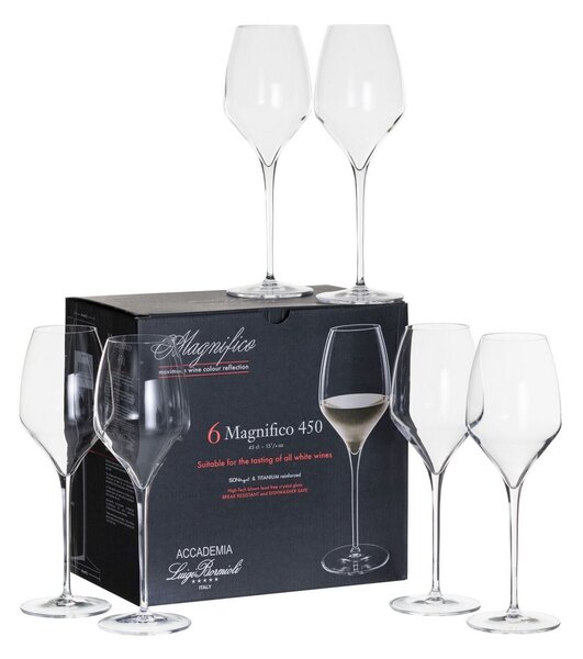 Eccezionale boros pohár 6 db, 450 ml