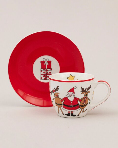 Spirit of Christmas porcelán csésze aljjal 200ml