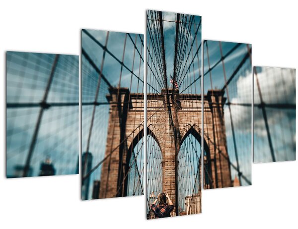 Kép - Brooklyn Bridge (150x105 cm)