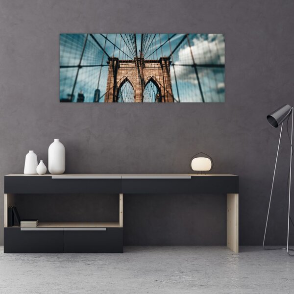 Kép - Brooklyn Bridge (120x50 cm)
