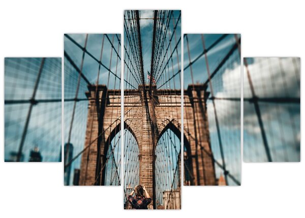 Kép - Brooklyn Bridge (150x105 cm)