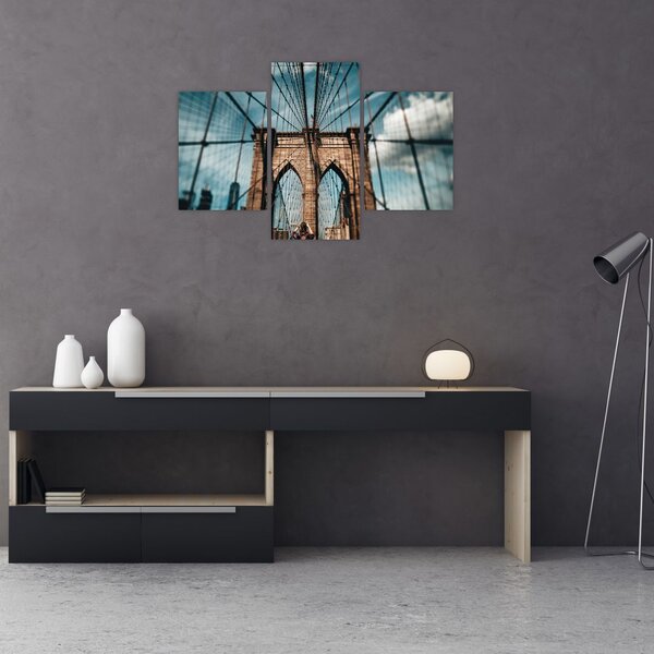 Kép - Brooklyn Bridge (90x60 cm)