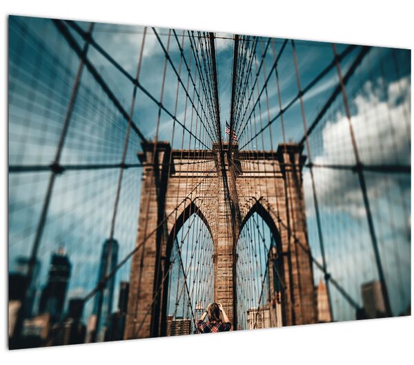 Kép - Brooklyn Bridge (90x60 cm)