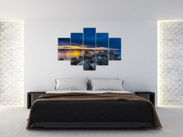 Kép - Felhők a víz felett (150x105 cm)