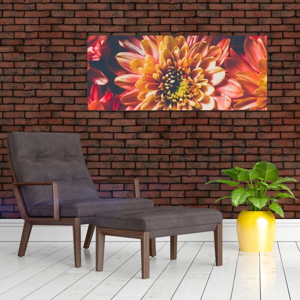 Kép - Krizantém (120x50 cm)