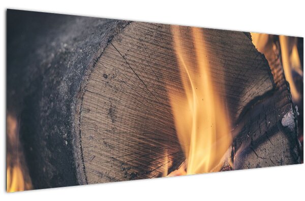 Égő fa képe (120x50 cm)