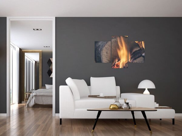 Égő fa képe (90x60 cm)