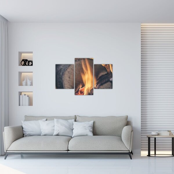 Égő fa képe (90x60 cm)
