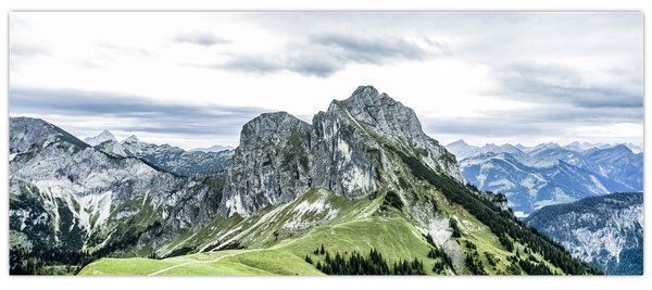 Kép - hegycsúcsok (120x50 cm)