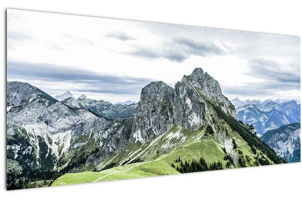 Kép - hegycsúcsok (120x50 cm)