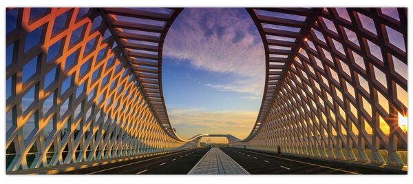 A modern hídépítészet képe (120x50 cm)