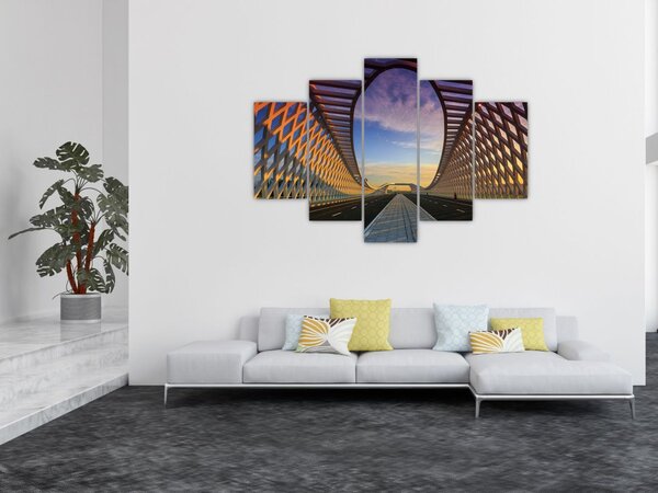 A modern hídépítészet képe (150x105 cm)