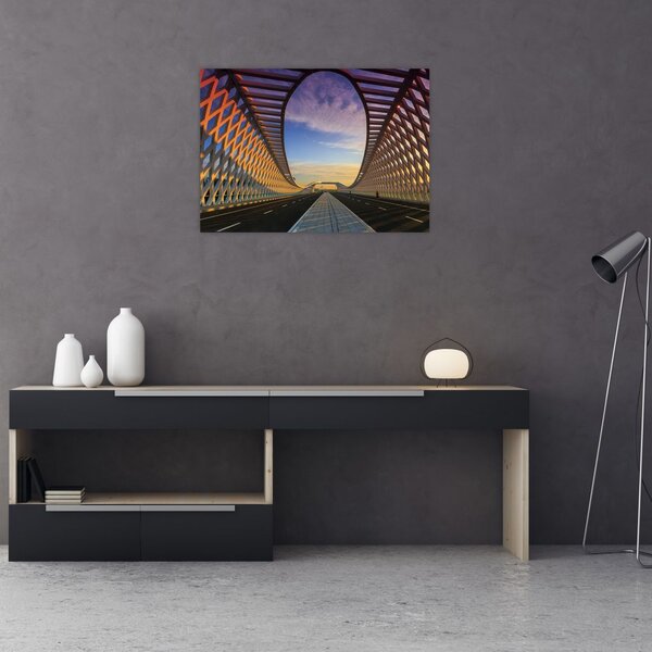 A modern hídépítészet képe (70x50 cm)