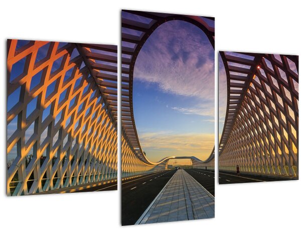 A modern hídépítészet képe (90x60 cm)