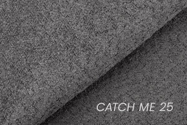 Magnelio U II elektromos sarokkanapé, jobb oldali, alvófunkcióval - szürke Catch Me 25 bouclé