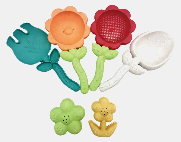 Sinsay - Virágmintás homokozó játékszett 6 pack - többszínű