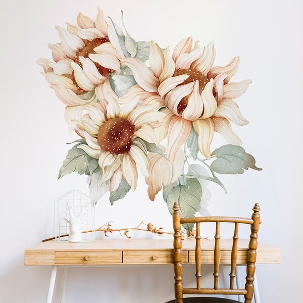 Gario Falmatrica Sunflower - három napraforgók Méret: 100 x 92 cm