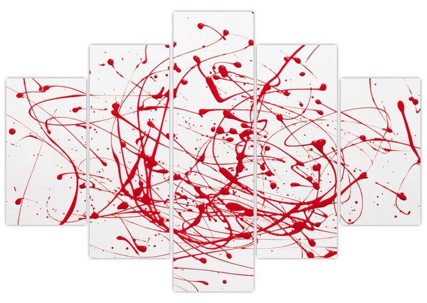 Csöpögő kép (150x105 cm)
