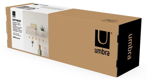 Fém fali kulcstartó Estique – Umbra