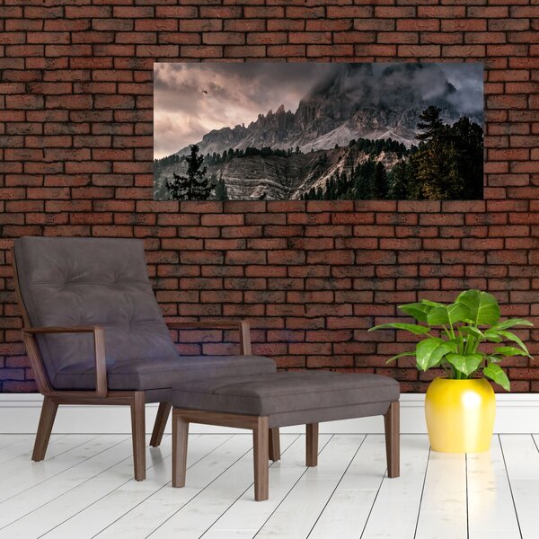 Sziklás hegyek képe (120x50 cm)