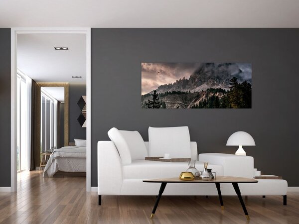 Sziklás hegyek képe (120x50 cm)