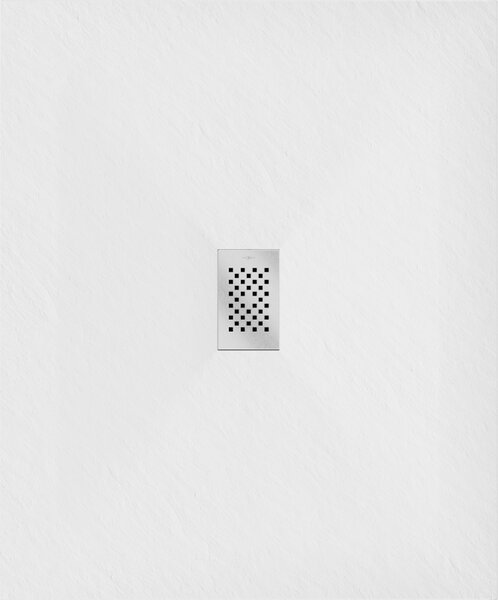 Mexen Hugo, négyszögletes zuhanytálca SMC 120 x 100 cm, fehér, acél huzat, 42101012-X
