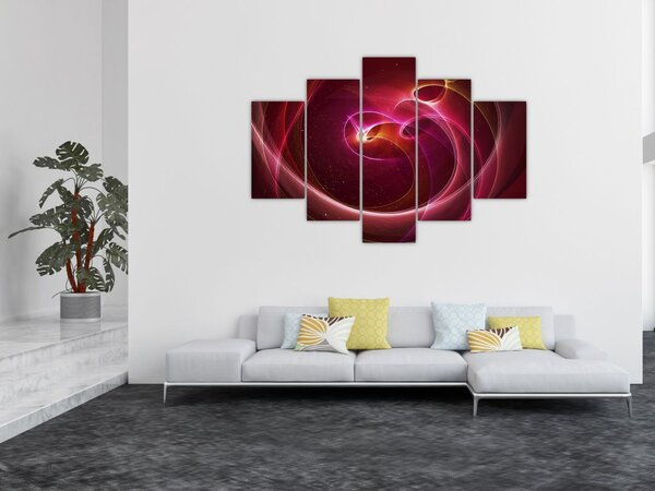 Kép - Világos vonalak (150x105 cm)