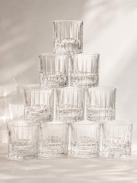 Sinsay - Poharak dombornyomott mintával 4 pack - clear