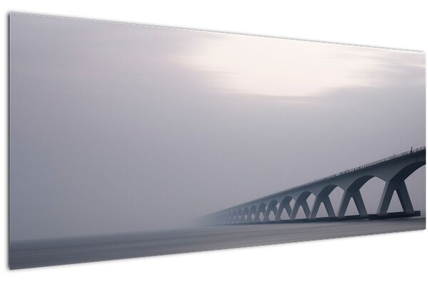 Egy híd képe a ködben (120x50 cm)