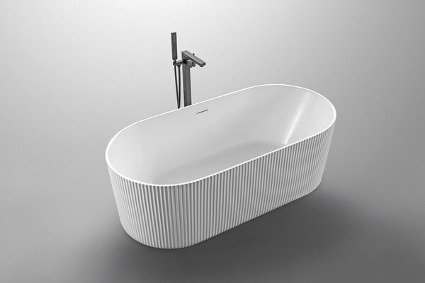 Aqualine Aqualine, TURIA szabadon álló kád 170x80cm, fehér, E2780