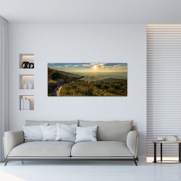 Kép - kilátás a tájra (120x50 cm)