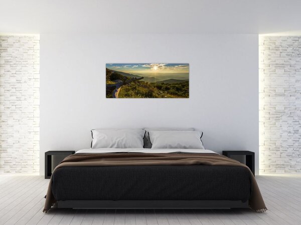 Kép - kilátás a tájra (120x50 cm)