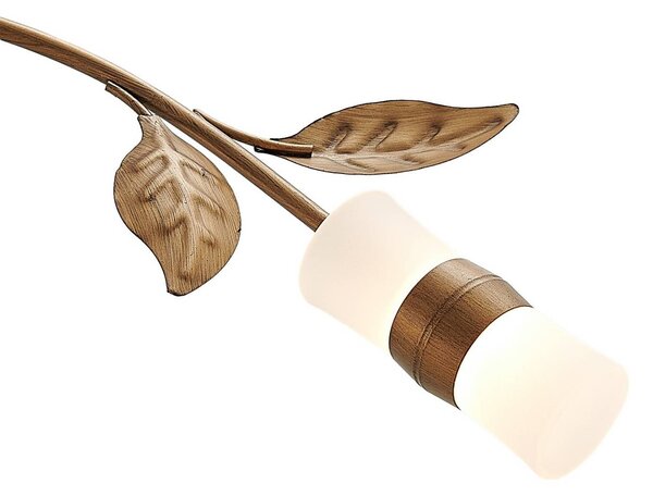 Lindby LED mennyezeti lámpa Bentas, bronz, fém, Ø 80cm, Bronz / antik sárgaréz, Nappali / Étkező, fém, Firenzei