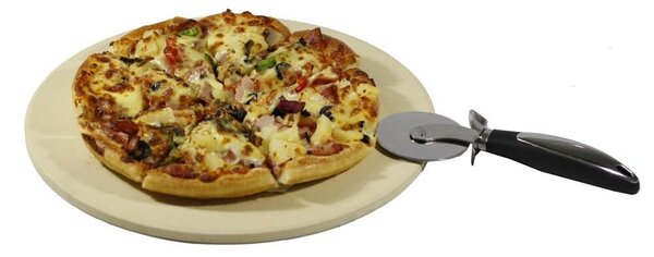 30,5 cm-es pizzakő + Salvatore kés