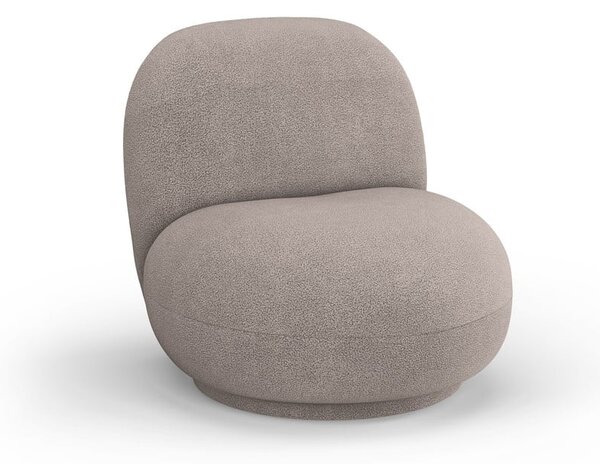 Bézs buklé fotel Chuck – Micadoni Home