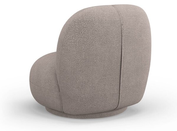 Bézs buklé fotel Chuck – Micadoni Home