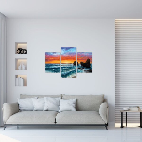 Kép - naplemente (90x60 cm)