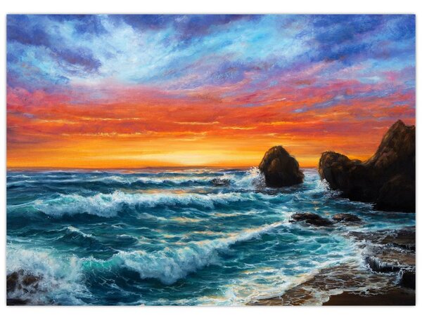 Kép - naplemente (70x50 cm)