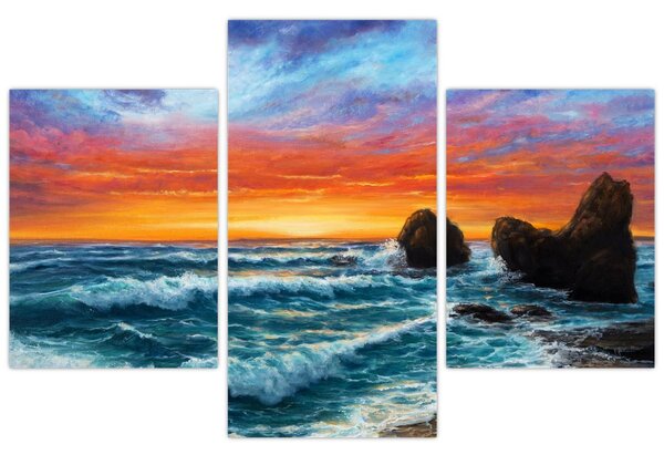 Kép - naplemente (90x60 cm)