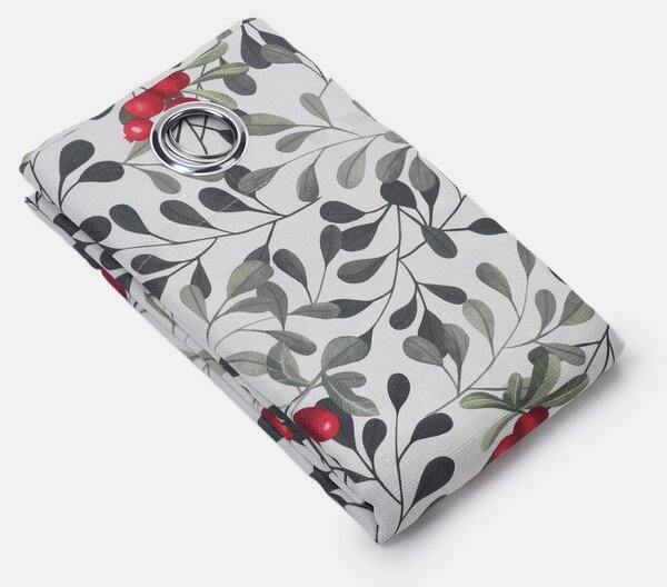 Sinsay - Függöny virágmintával - zöld
