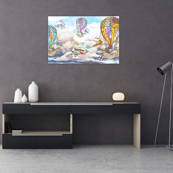 Kép - Expedíció a felhőkben (90x60 cm)