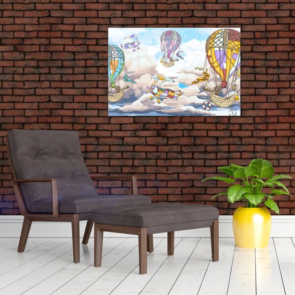 Kép - Expedíció a felhőkben (90x60 cm)