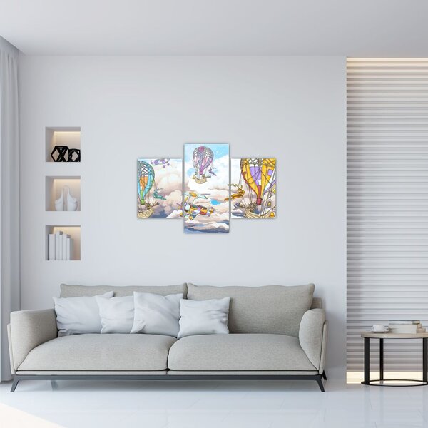 Kép - Expedíció a felhőkben (90x60 cm)