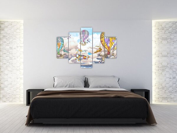 Kép - Expedíció a felhőkben (150x105 cm)
